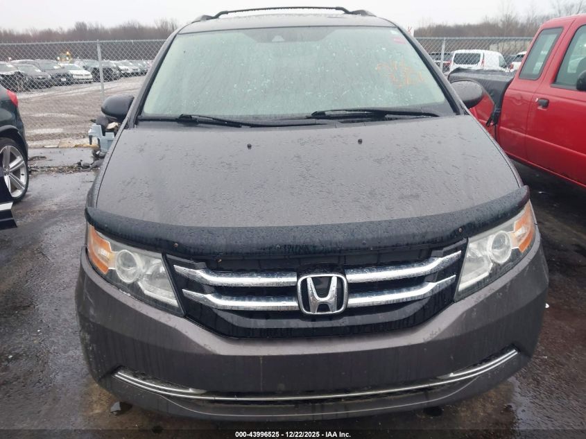 2016 Honda Odyssey Ex-L VIN: 5FNRL5H6XGB076387 Lot: 43996525