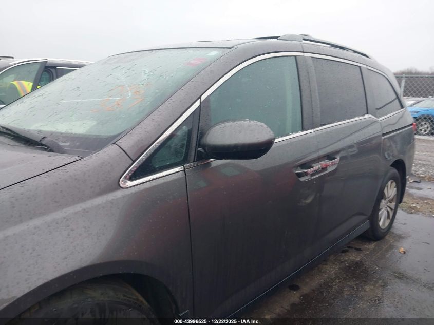 2016 Honda Odyssey Ex-L VIN: 5FNRL5H6XGB076387 Lot: 43996525