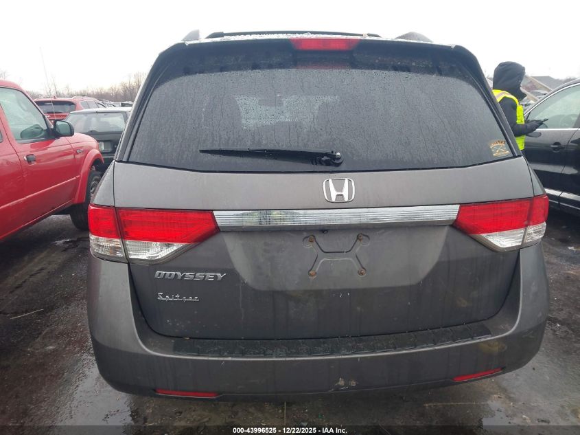 2016 Honda Odyssey Ex-L VIN: 5FNRL5H6XGB076387 Lot: 43996525