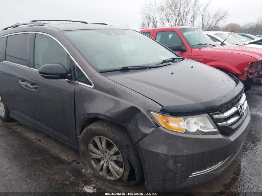 2016 Honda Odyssey Ex-L VIN: 5FNRL5H6XGB076387 Lot: 43996525