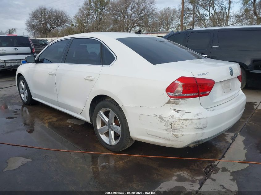 2013 Volkswagen Passat 2.5L Se