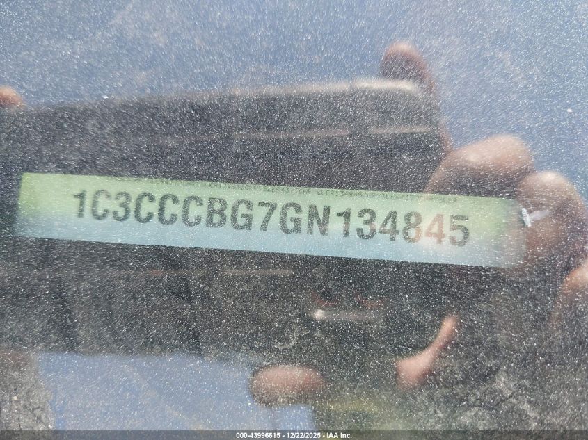 2016 Chrysler 200 S VIN: 1C3CCCBG7GN134845 Lot: 43996615