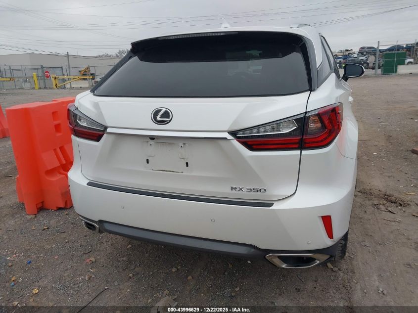 2018 Lexus Rx 350 VIN: 2T2BZMCA1JC166900 Lot: 43996629