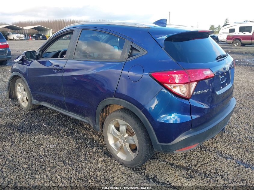 2016 Honda Hr-V Ex-L VIN: 3CZRU6H73GM731104 Lot: 43996631