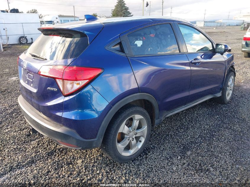 2016 Honda Hr-V Ex-L VIN: 3CZRU6H73GM731104 Lot: 43996631