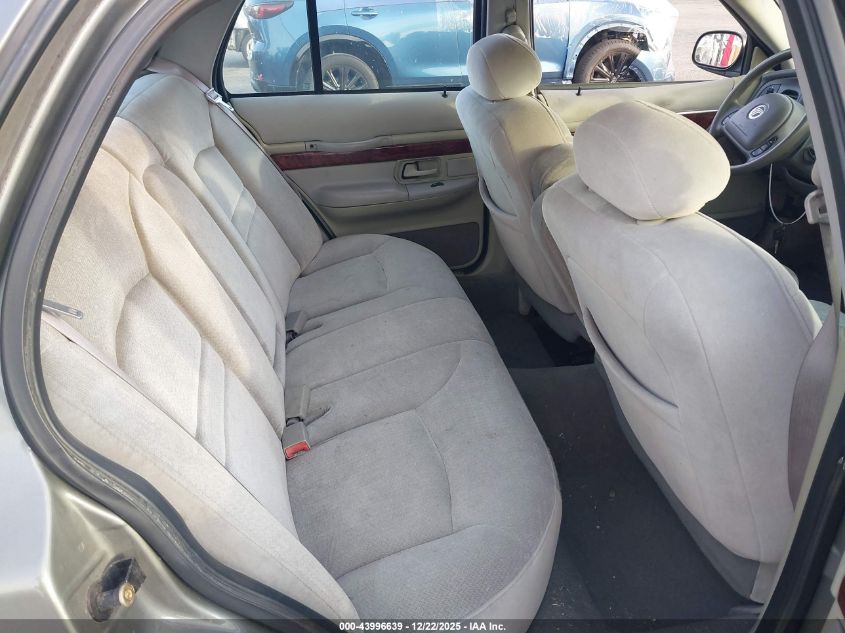 2002 Mercury Grand Marquis Gs VIN: 2MEFM74W92X656187 Lot: 43996639