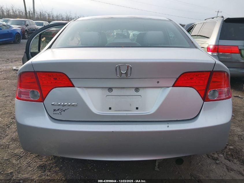 2008 Honda Civic Lx VIN: 2HGFA16518H525674 Lot: 43996644