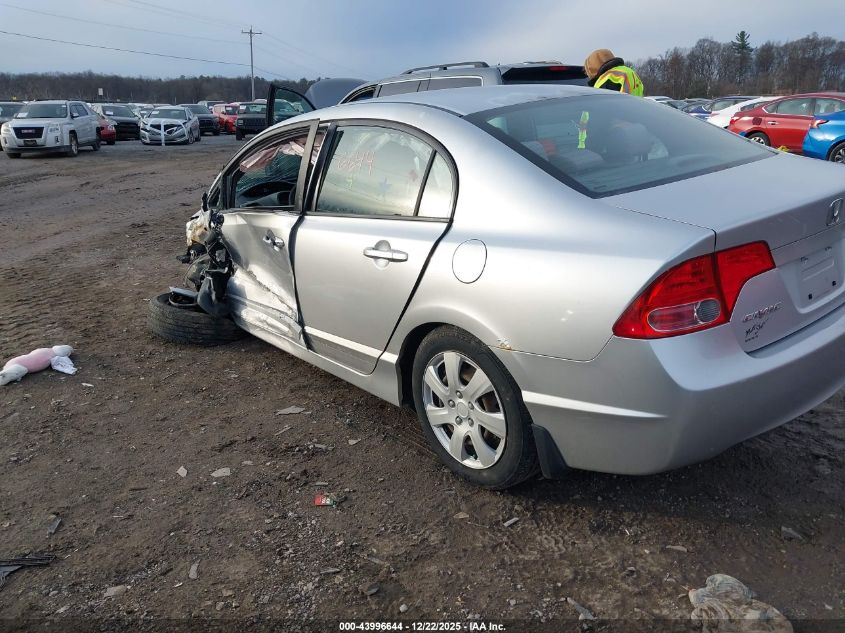 2008 Honda Civic Lx VIN: 2HGFA16518H525674 Lot: 43996644