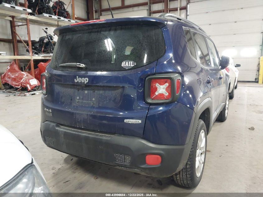 2017 Jeep Renegade Latitude 4X4 VIN: ZACCJBBB0HPG55530 Lot: 43996684