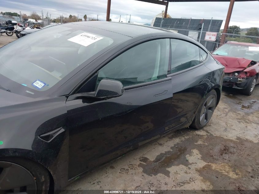 2021 Tesla Model 3 Long Range Dual Motor All-Wheel Drive VIN: 5YJ3E1EB1MF009893 Lot: 43996721