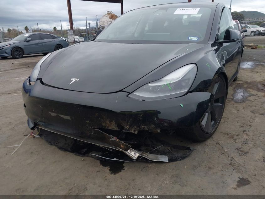 2021 Tesla Model 3 Long Range Dual Motor All-Wheel Drive VIN: 5YJ3E1EB1MF009893 Lot: 43996721