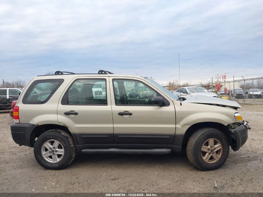 2006 Ford Escape Xls/Xls Manual VIN: 1FMYU92Z76KA58526 Lot: 43996785