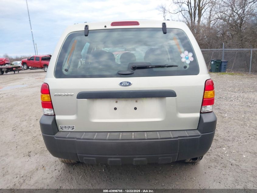 2006 Ford Escape Xls/Xls Manual VIN: 1FMYU92Z76KA58526 Lot: 43996785