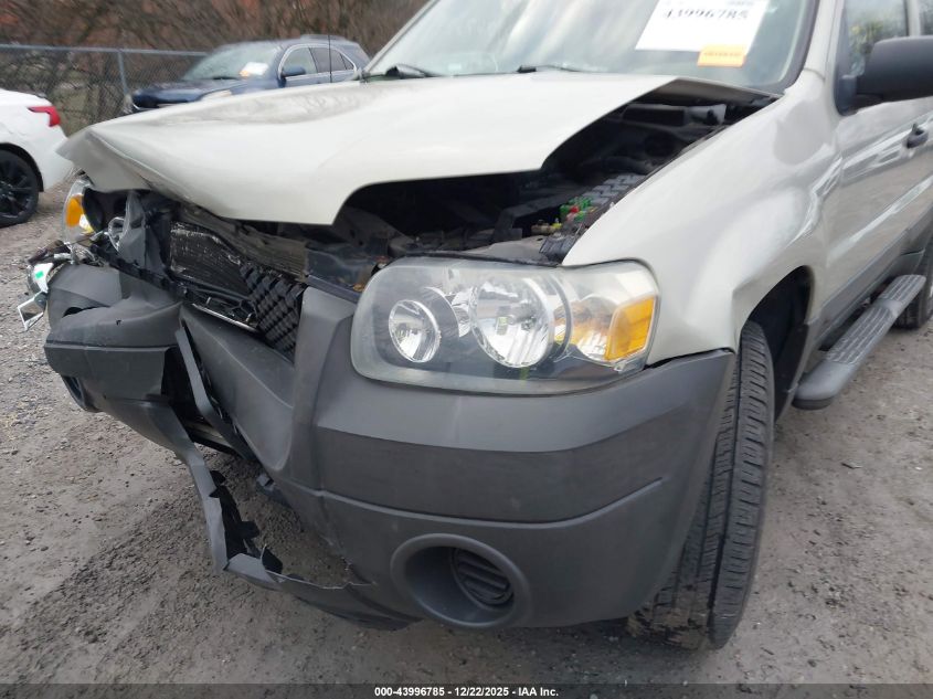 2006 Ford Escape Xls/Xls Manual VIN: 1FMYU92Z76KA58526 Lot: 43996785