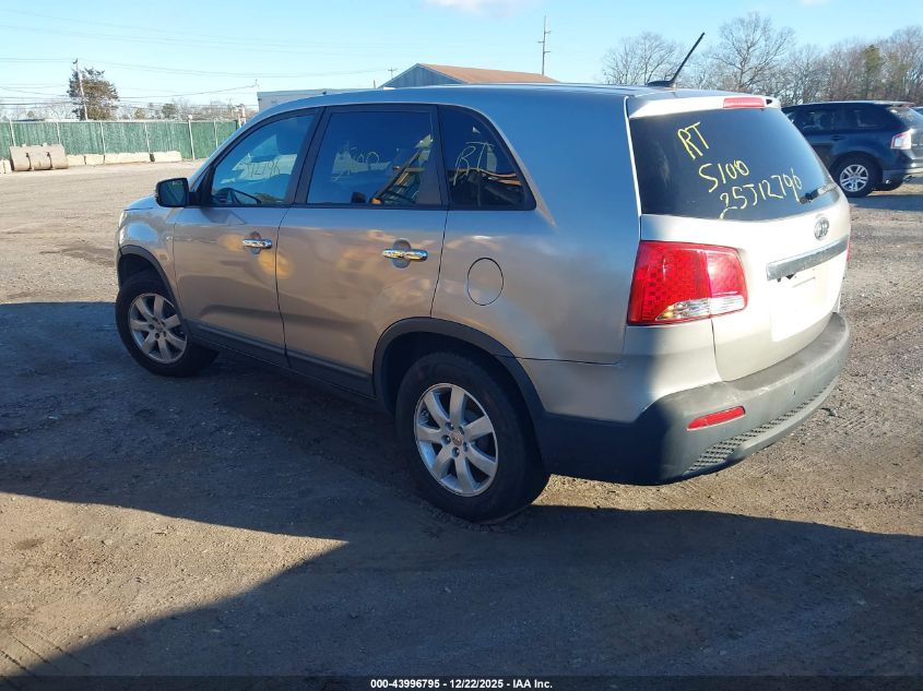 2013 Kia Sorento Lx VIN: 5XYKT3A19DG393747 Lot: 43996795