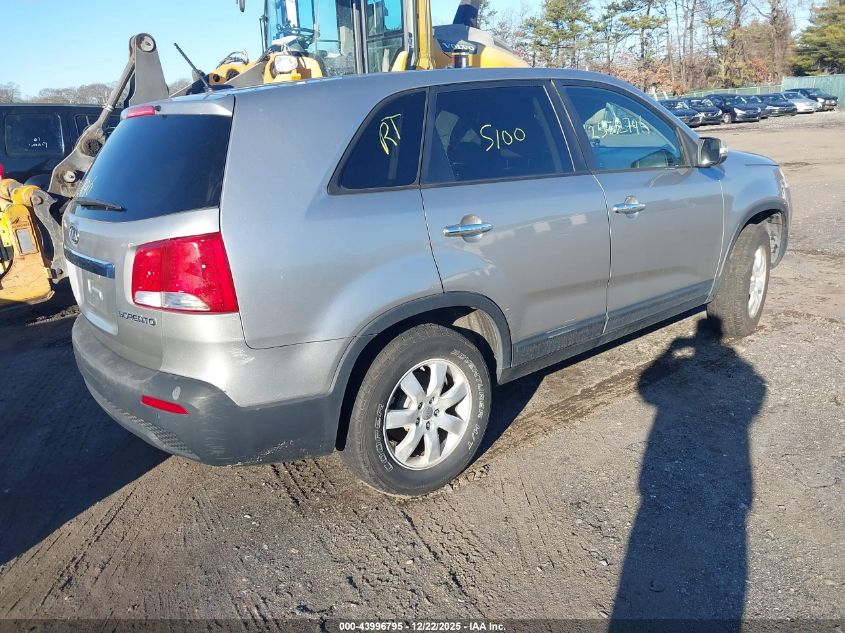 2013 Kia Sorento Lx VIN: 5XYKT3A19DG393747 Lot: 43996795