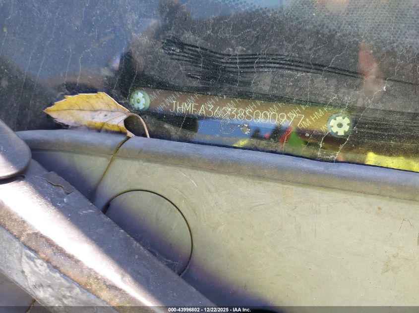 2008 Honda Civic Hybrid VIN: JHMFA36238S000977 Lot: 43996802