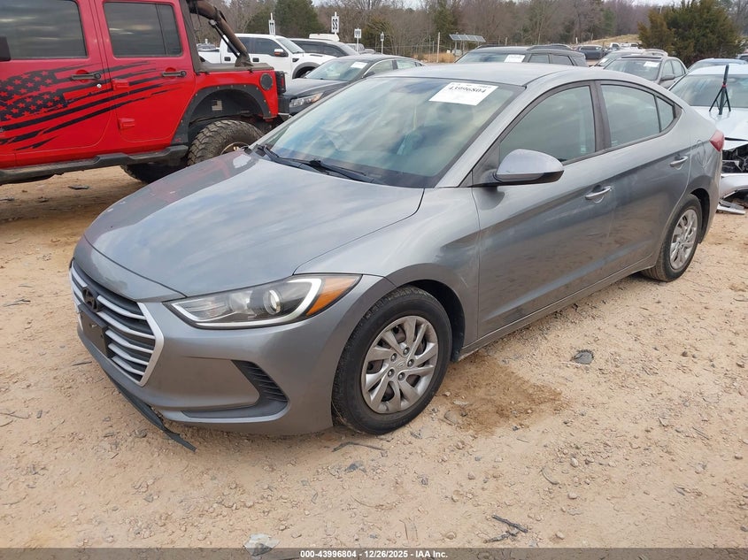 VIN KMHD74LF2JU593919 2018 HYUNDAI ELANTRA SE