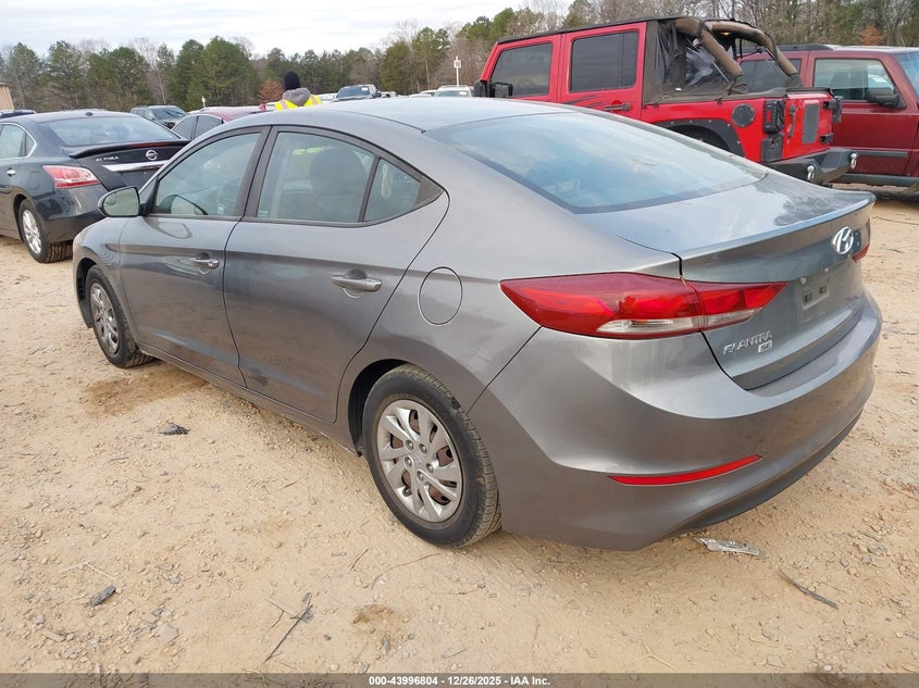 VIN KMHD74LF2JU593919 2018 HYUNDAI ELANTRA SE