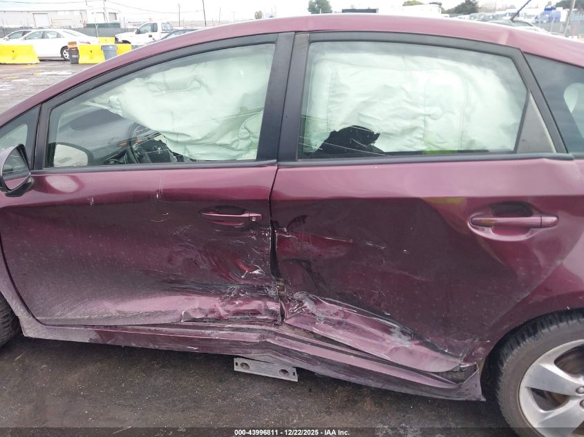 2013 Toyota Prius Three Se VIN: JTDKN3DU9D5576395 Lot: 43996811