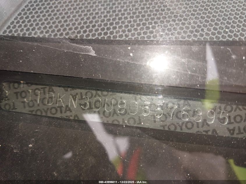 2013 Toyota Prius Three Se VIN: JTDKN3DU9D5576395 Lot: 43996811