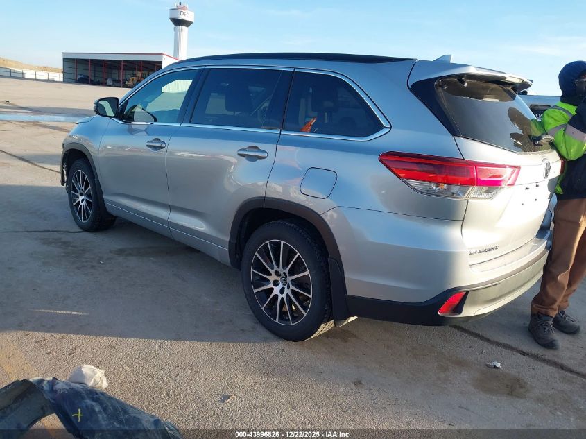 2017 Toyota Highlander Se VIN: 5TDJZRFH8HS476453 Lot: 43996826
