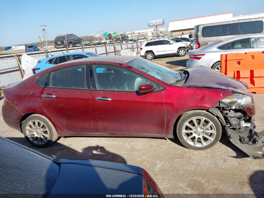 2015 Dodge Dart Limited VIN: 1C3CDFCB3FD254146 Lot: 43996842