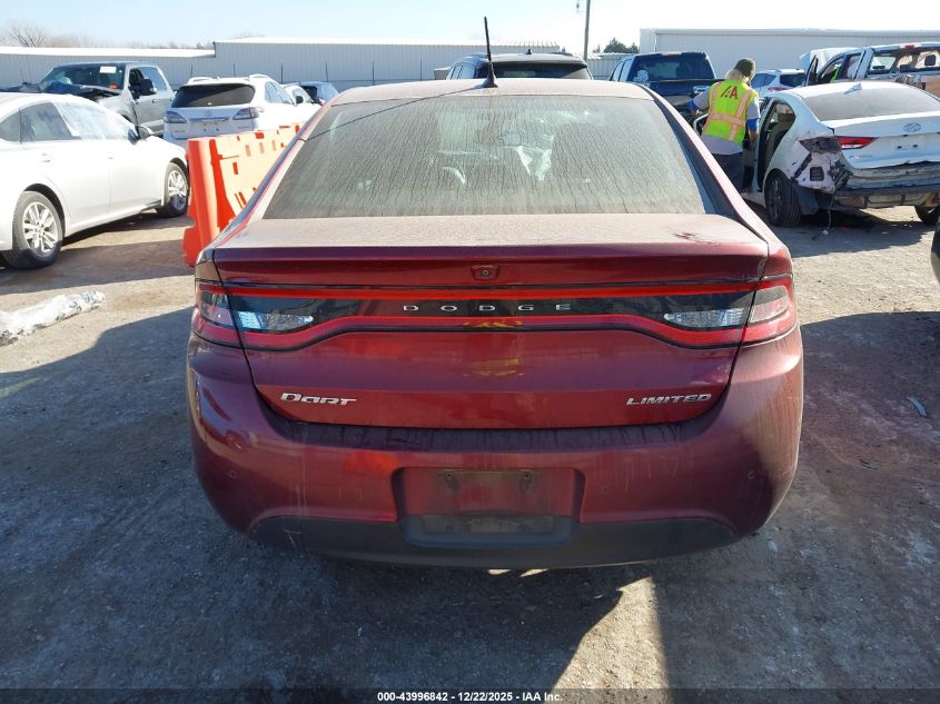 2015 Dodge Dart Limited VIN: 1C3CDFCB3FD254146 Lot: 43996842