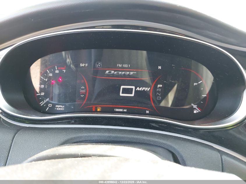 2015 Dodge Dart Limited VIN: 1C3CDFCB3FD254146 Lot: 43996842