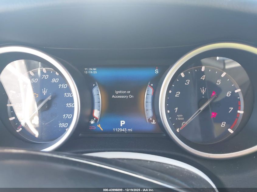 2017 Maserati Ghibli S VIN: ZAM57RSA6H1206288 Lot: 43996899