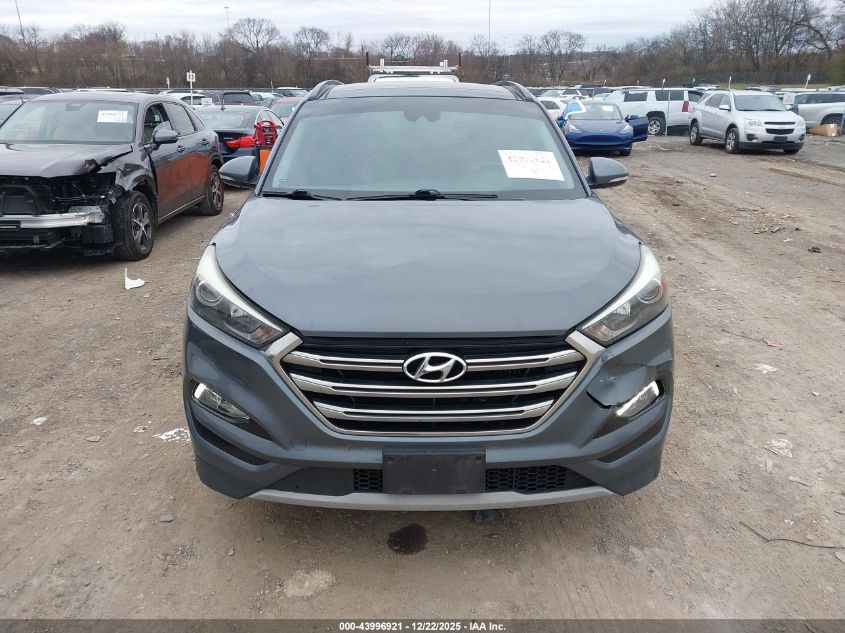 2017 Hyundai Tucson Limited VIN: KM8J3CA26HU372357 Lot: 43996921