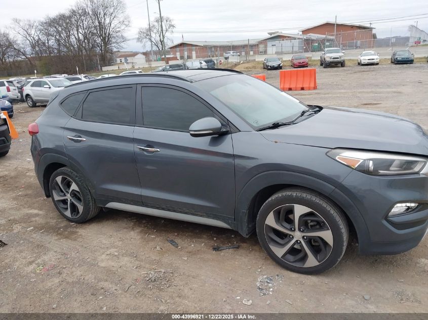 2017 Hyundai Tucson Limited VIN: KM8J3CA26HU372357 Lot: 43996921