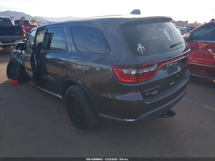 Vin: 1c4rdjag2kc765063, lot: 44492684, dodge durango sxt awd 20193