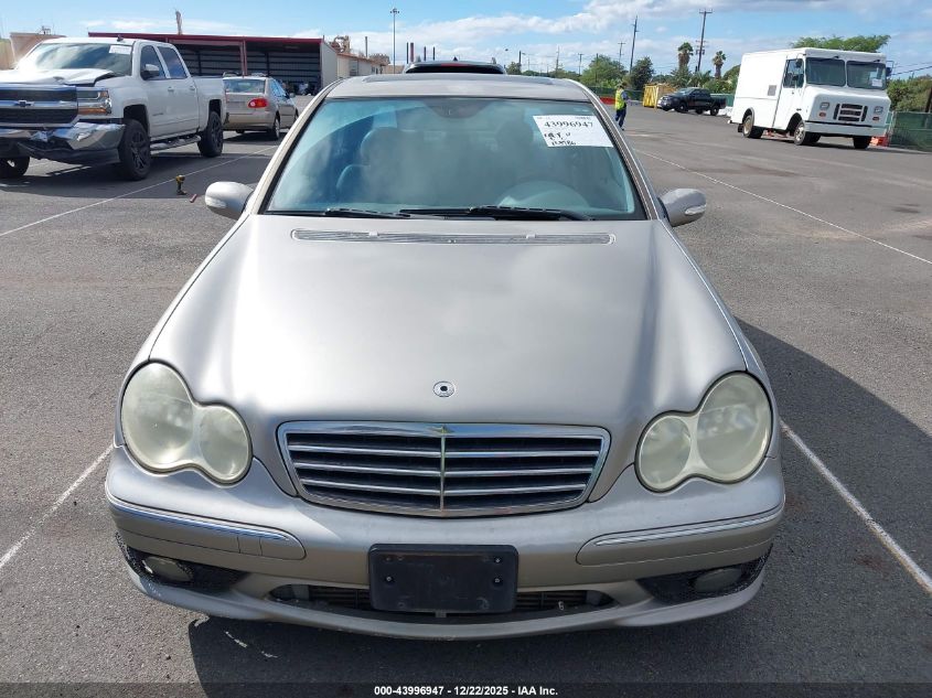 2005 Mercedes-Benz C 230 Kompressor Sport VIN: WDBRF40J65F597454 Lot: 43996947