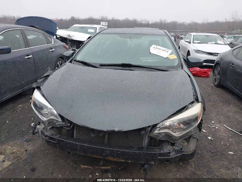 2016 Toyota Corolla Le VIN: 5YFBURHE4GP482277 Lot: 43997014