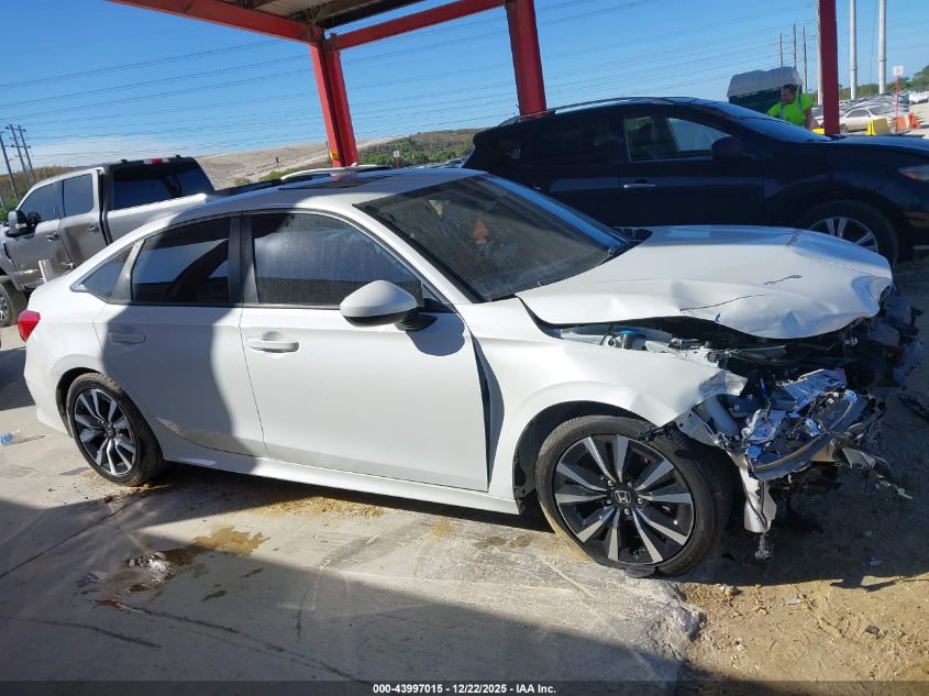 2022 Honda Civic Ex VIN: 2HGFE1F7XNH312370 Lot: 43997015