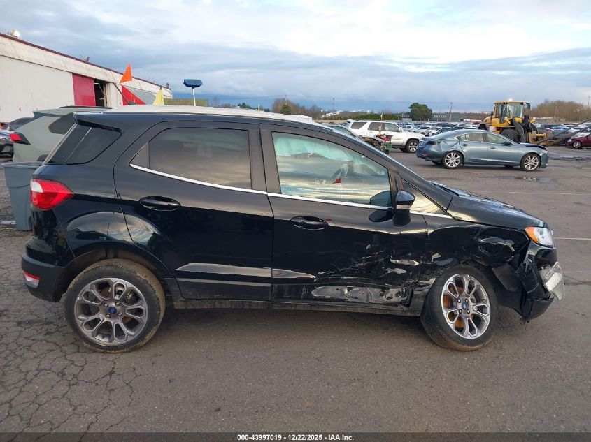 2020 Ford Ecosport Titanium VIN: MAJ6S3KL8LC362521 Lot: 43997019