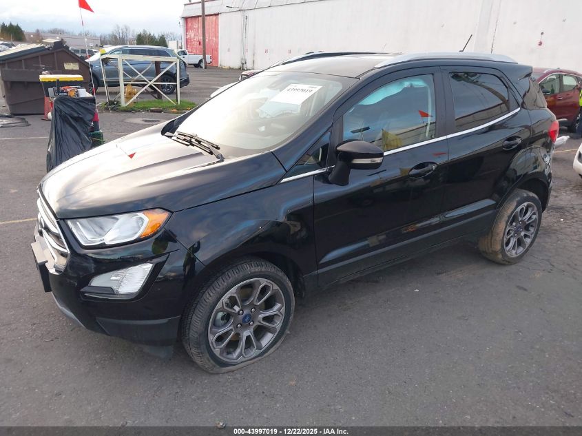 2020 Ford Ecosport Titanium VIN: MAJ6S3KL8LC362521 Lot: 43997019