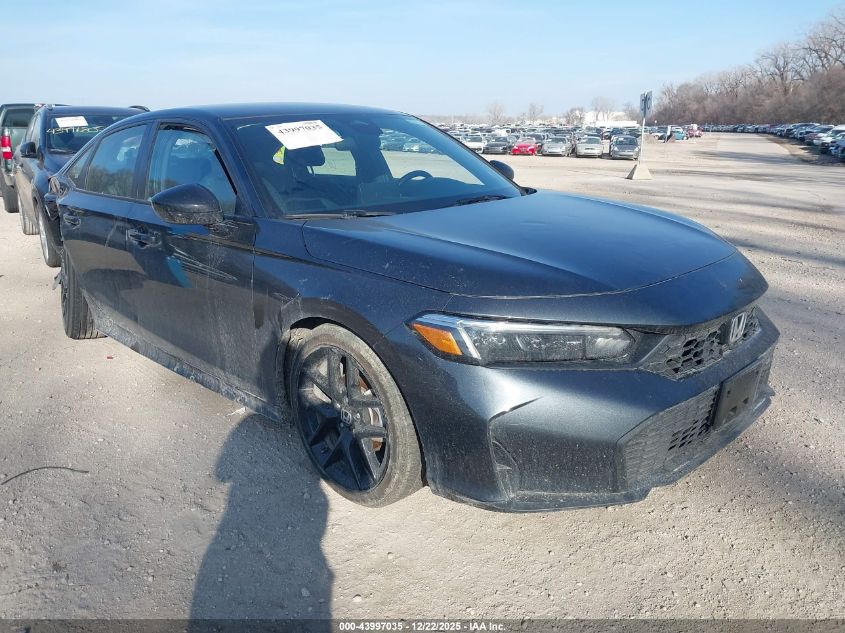 2025 Honda Civic Sport VIN: 2HGFE2F52SH558684 Lot: 43997035