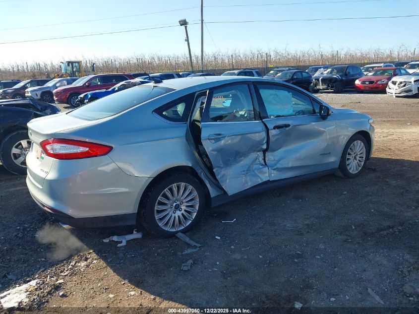 2014 Ford Fusion Hybrid S VIN: 3FA6P0UU8ER181803 Lot: 43997050