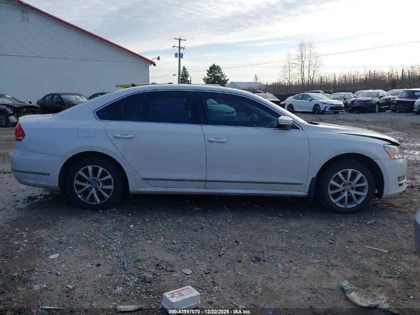 2013 Volkswagen Passat 2.0L Tdi Sel Premium VIN: 1VWCN7A30DC079624 Lot: 43997070