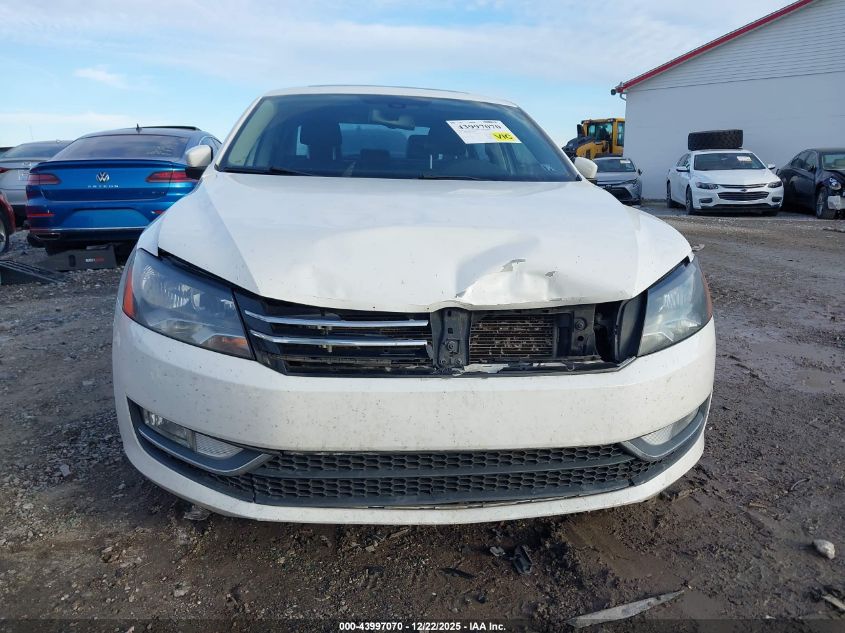 2013 Volkswagen Passat 2.0L Tdi Sel Premium VIN: 1VWCN7A30DC079624 Lot: 43997070