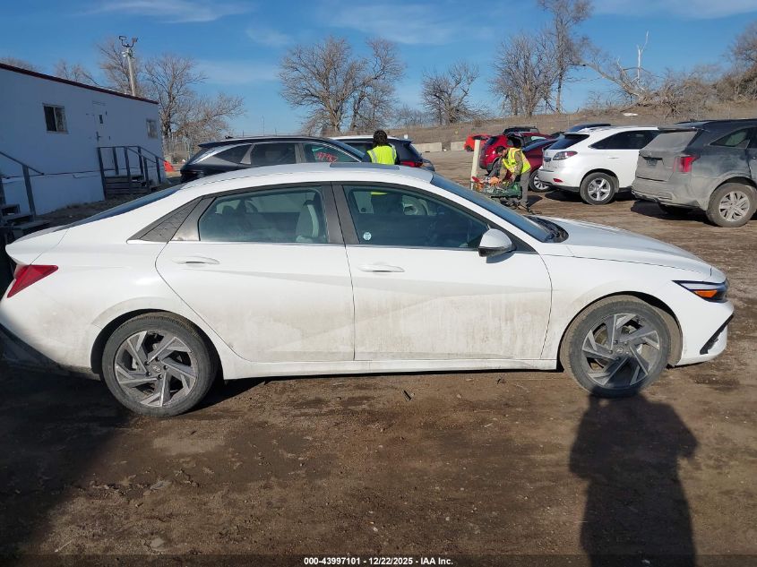 2025 Hyundai Elantra Hybrid Limited VIN: KMHLN4DJ2SU175107 Lot: 43997101