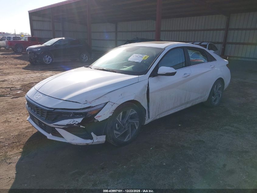 2025 Hyundai Elantra Hybrid Limited VIN: KMHLN4DJ2SU175107 Lot: 43997101