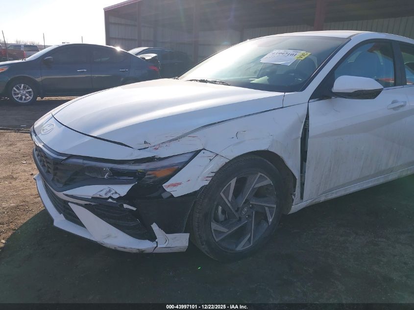 2025 Hyundai Elantra Hybrid Limited VIN: KMHLN4DJ2SU175107 Lot: 43997101