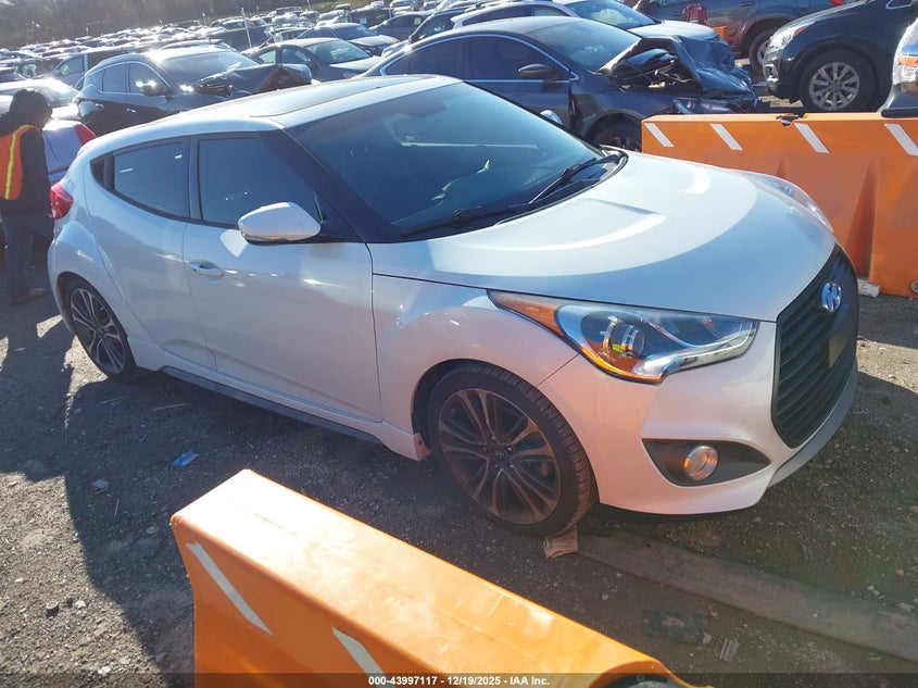 KMHTC6AE6GU293273 2016 Hyundai Veloster Turbo auction photo 1