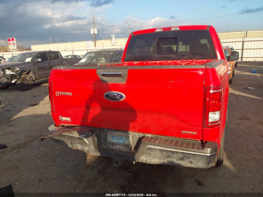 2015 Ford F-150 Xlt VIN: 1FTEW1CF9FKD15922 Lot: 43997119