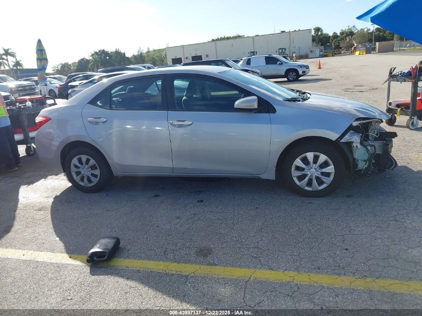 2015 Toyota Corolla L VIN: 2T1BURHE7FC248584 Lot: 43997137