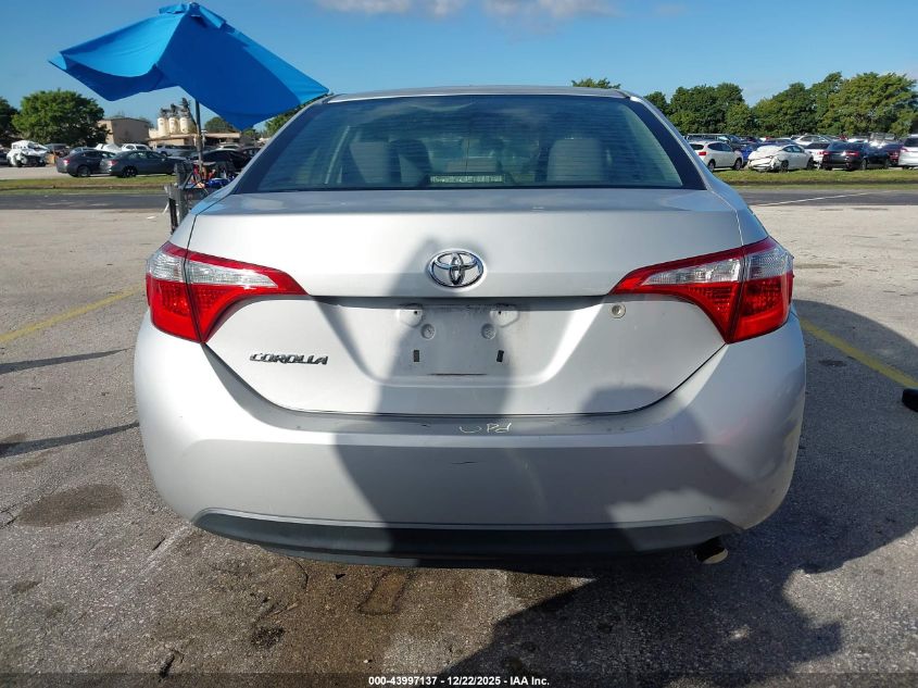 2015 Toyota Corolla L VIN: 2T1BURHE7FC248584 Lot: 43997137