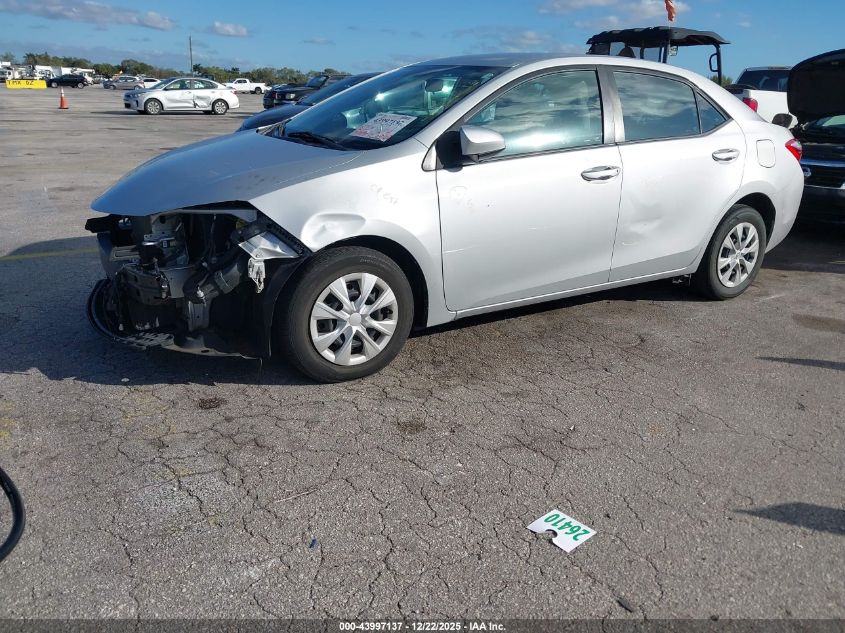 2015 Toyota Corolla L VIN: 2T1BURHE7FC248584 Lot: 43997137